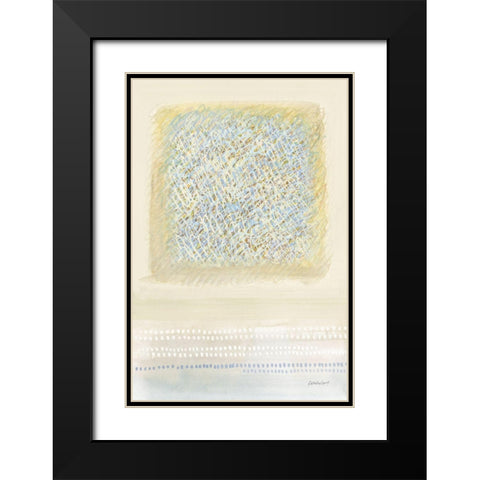 No Signal Black Modern Wood Framed Art Print with Double Matting by Lovell, Kathrine