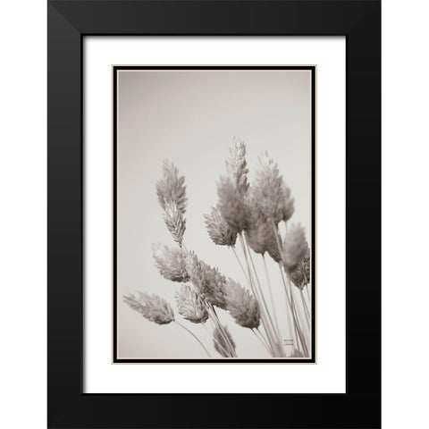 Wistful BW Black Modern Wood Framed Art Print with Double Matting by Larson, Nathan