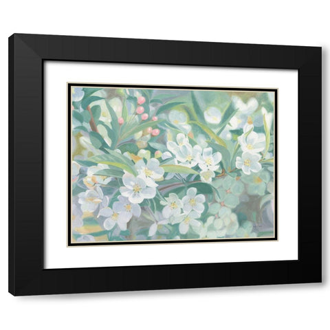 Blossoms Black Modern Wood Framed Art Print with Double Matting by Wiens, James