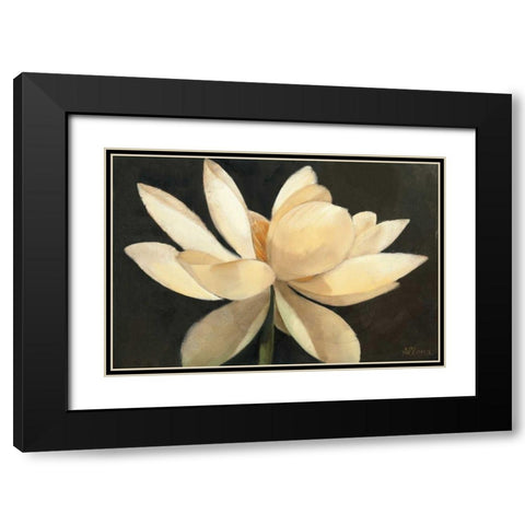 Unfolding Black Modern Wood Framed Art Print with Double Matting by Hristova, Albena