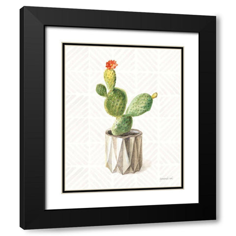 Desert Greenhouse XII Black Modern Wood Framed Art Print with Double Matting by Nai, Danhui