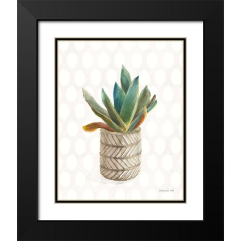 Desert Greenhouse XIII Black Modern Wood Framed Art Print with Double Matting by Nai, Danhui