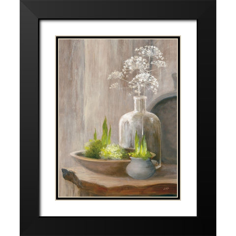 Rustic Elegance III Black Modern Wood Framed Art Print with Double Matting by Purinton, Julia