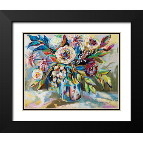 It Warms My Heart Black Modern Wood Framed Art Print with Double Matting by Vertentes, Jeanette