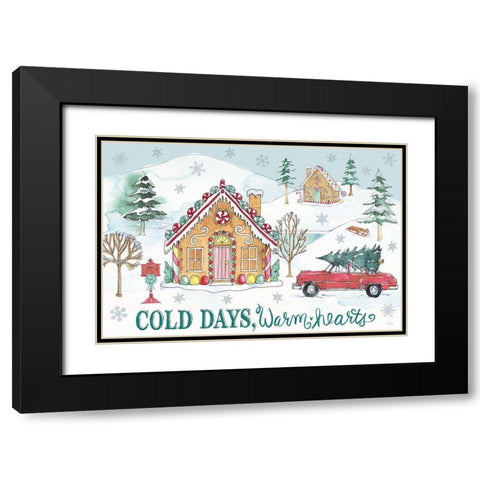 Holiday Trimmings I Black Modern Wood Framed Art Print with Double Matting by Tavoletti, Anne