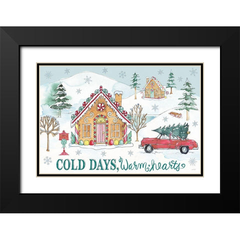 Holiday Trimmings I Black Modern Wood Framed Art Print with Double Matting by Tavoletti, Anne