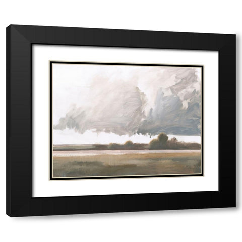 Big Sky Black Modern Wood Framed Art Print with Double Matting by Wiens, James