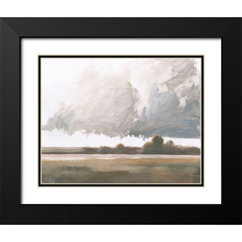 Big Sky Black Modern Wood Framed Art Print with Double Matting by Wiens, James