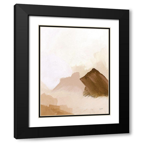 Memories Neutral Black Modern Wood Framed Art Print with Double Matting by Mack, Lynn
