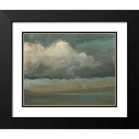 Gathering Storm Black Modern Wood Framed Art Print with Double Matting by Wiens, James