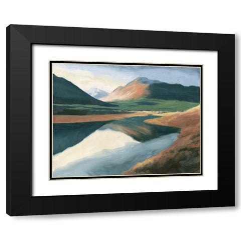 High North Black Modern Wood Framed Art Print with Double Matting by Wiens, James