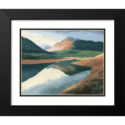 High North Black Modern Wood Framed Art Print with Double Matting by Wiens, James