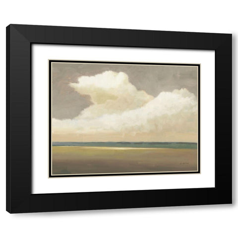 Prairie Summer Black Modern Wood Framed Art Print with Double Matting by Wiens, James