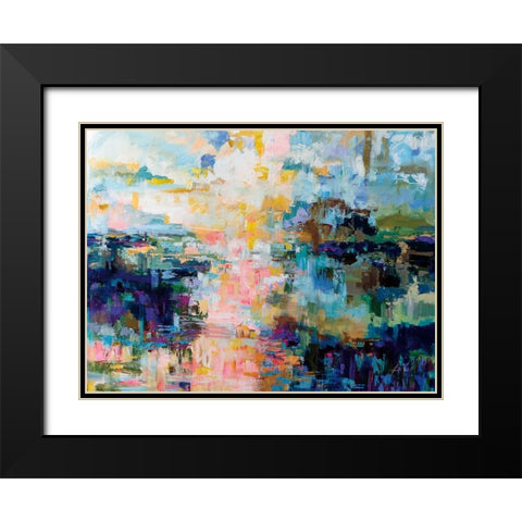 Joy of My Life Black Modern Wood Framed Art Print with Double Matting by Vertentes, Jeanette