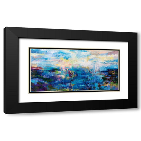 Hope Black Modern Wood Framed Art Print with Double Matting by Vertentes, Jeanette