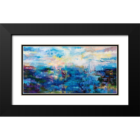 Hope Black Modern Wood Framed Art Print with Double Matting by Vertentes, Jeanette