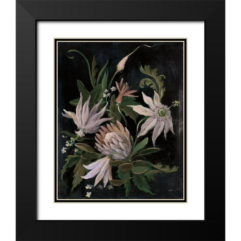 Flower Show I Crop Neutral Black Modern Wood Framed Art Print with Double Matting by Purinton, Julia