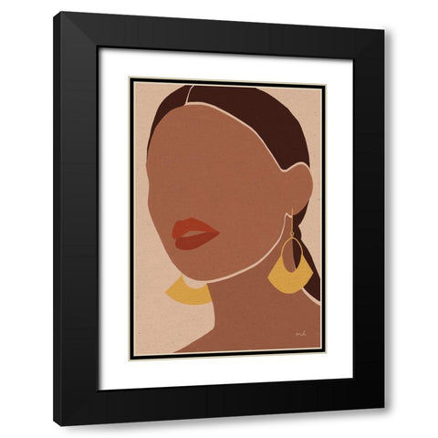 Summer Glow II Black Modern Wood Framed Art Print with Double Matting by Hershey, Moira