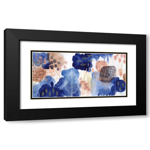 Essence of Life I Black Modern Wood Framed Art Print with Double Matting by Horn, Laura
