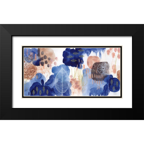 Essence of Life I Black Modern Wood Framed Art Print with Double Matting by Horn, Laura