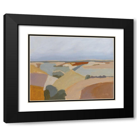 Western Slope Black Modern Wood Framed Art Print with Double Matting by Munger, Pamela
