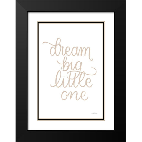 Boho Nursery IV Brown Black Modern Wood Framed Art Print with Double Matting by Thorns, Becky