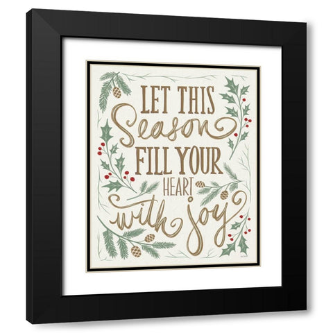 Wonderful Time IV Light Heart Black Modern Wood Framed Art Print with Double Matting by Tavoletti, Anne