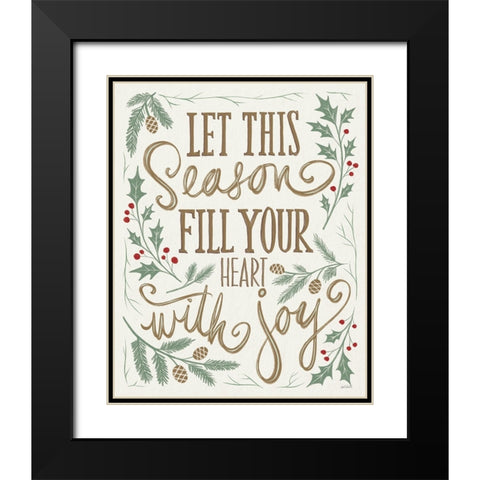 Wonderful Time IV Light Heart Black Modern Wood Framed Art Print with Double Matting by Tavoletti, Anne