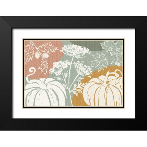 Autumn Tones I Black Modern Wood Framed Art Print with Double Matting by Tavoletti, Anne
