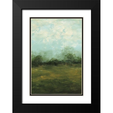 Meadows Edge Dark Crop Black Modern Wood Framed Art Print with Double Matting by Prahl, Courtney