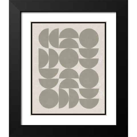 Make it Mod I Black Modern Wood Framed Art Print with Double Matting by Hershey, Moira