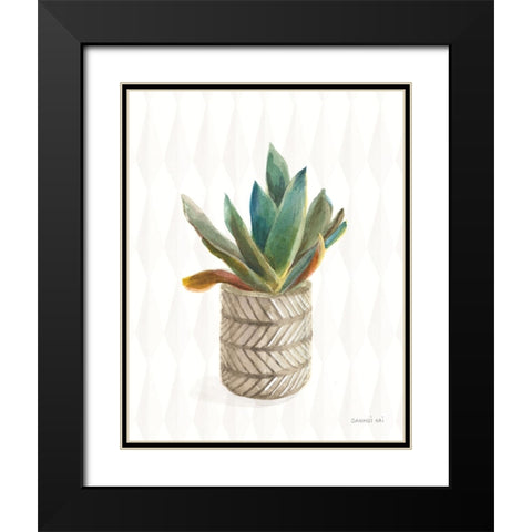 Desert Greenhouse XIII Subtle Black Modern Wood Framed Art Print with Double Matting by Nai, Danhui