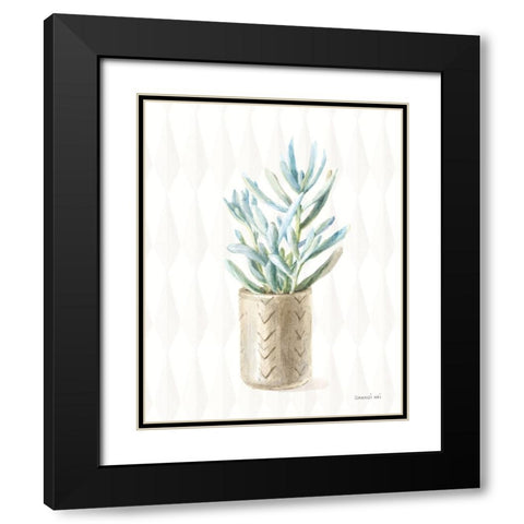 Desert Greenhouse XVII Black Modern Wood Framed Art Print with Double Matting by Nai, Danhui