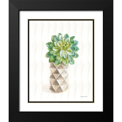 Desert Greenhouse XVIII Black Modern Wood Framed Art Print with Double Matting by Nai, Danhui