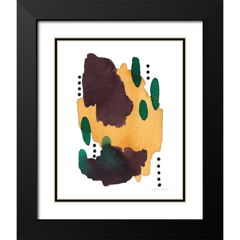 Abstract Day III Black Modern Wood Framed Art Print with Double Matting by Gallagher, Megan