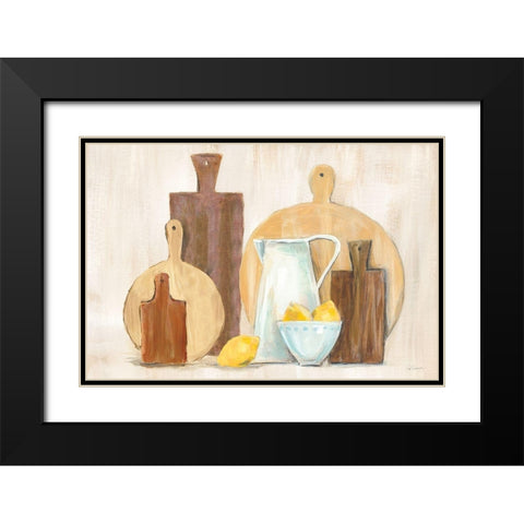 Marnies Kitchen III Black Modern Wood Framed Art Print with Double Matting by Schlabach, Sue