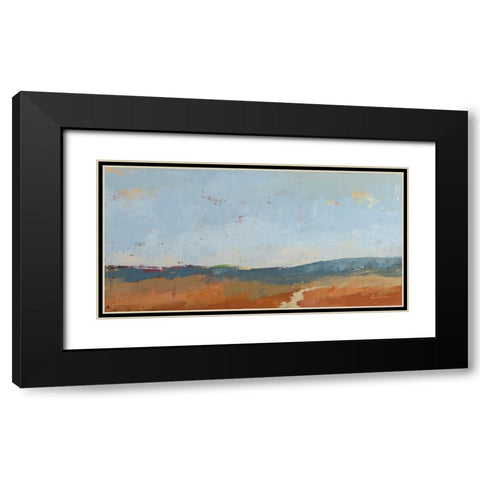 Nowhere Near Black Modern Wood Framed Art Print with Double Matting by Munger, Pamela