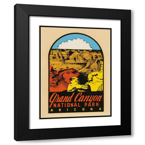 Grand Canyon National Park Black Modern Wood Framed Art Print with Double Matting by Wild Apple Portfolio