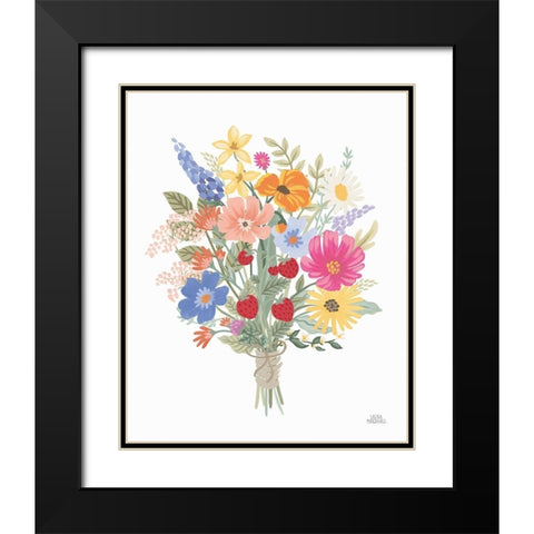 Wild Meadow V Black Modern Wood Framed Art Print with Double Matting by Marshall, Laura