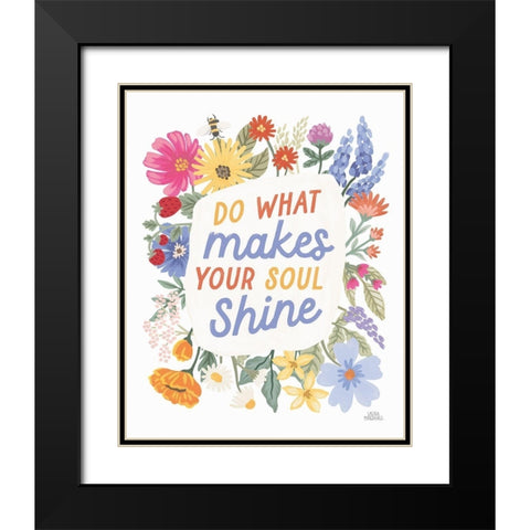 Wild Meadow VII Black Modern Wood Framed Art Print with Double Matting by Marshall, Laura