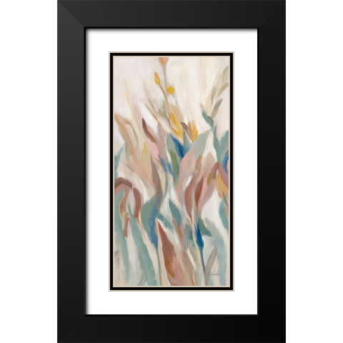 Eden Breeze II Black Modern Wood Framed Art Print with Double Matting by Vassileva, Silvia