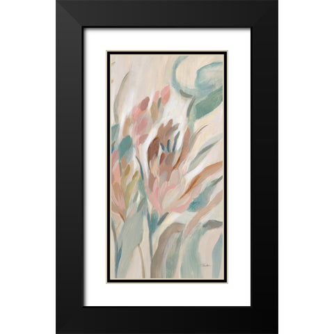 Eden Breeze III Black Modern Wood Framed Art Print with Double Matting by Vassileva, Silvia