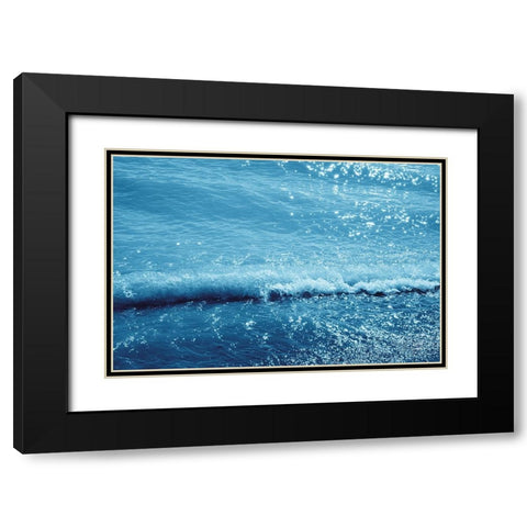 Sparkling Waters IV Black Modern Wood Framed Art Print with Double Matting by Larson, Nathan