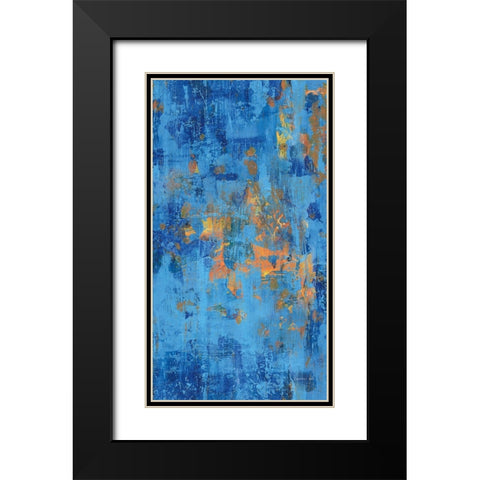 Exotic Elegance Pattern VI Crop Black Modern Wood Framed Art Print with Double Matting by Nai, Danhui