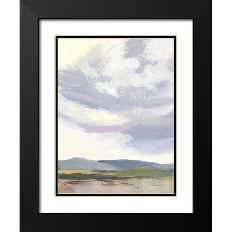 May Sky Black Modern Wood Framed Art Print with Double Matting by Munger, Pamela