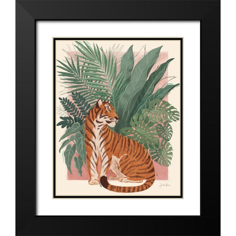Majestic Cats II No Woman Black Modern Wood Framed Art Print with Double Matting by Penner, Janelle