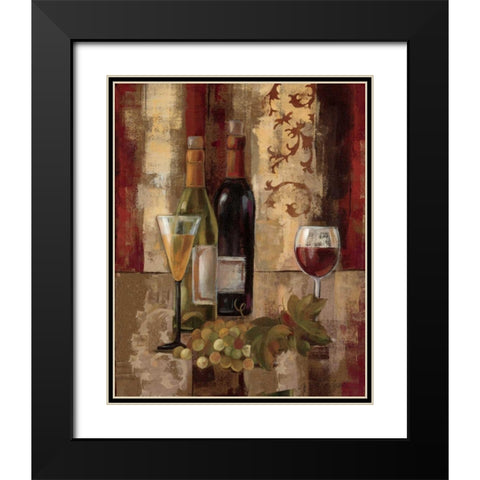 Graffiti and Wine III Black Modern Wood Framed Art Print with Double Matting by Vassileva, Silvia