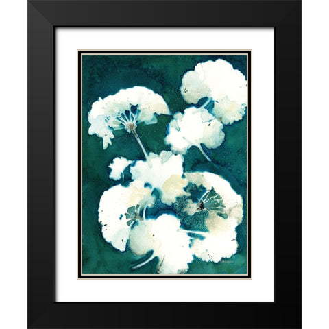 Shower of Gold V Black Modern Wood Framed Art Print with Double Matting by Ferguson, Kathy