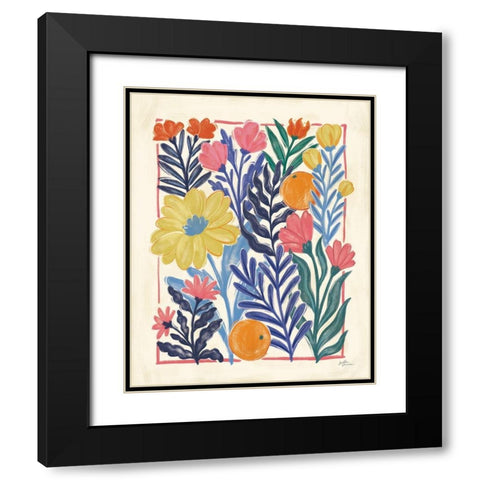 Cyprus II Black Modern Wood Framed Art Print with Double Matting by Penner, Janelle