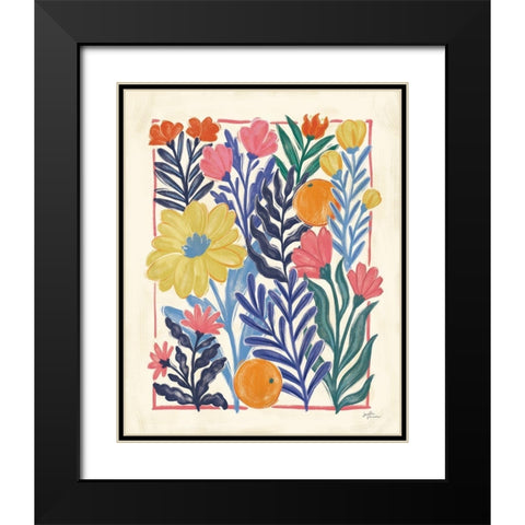 Cyprus II Black Modern Wood Framed Art Print with Double Matting by Penner, Janelle